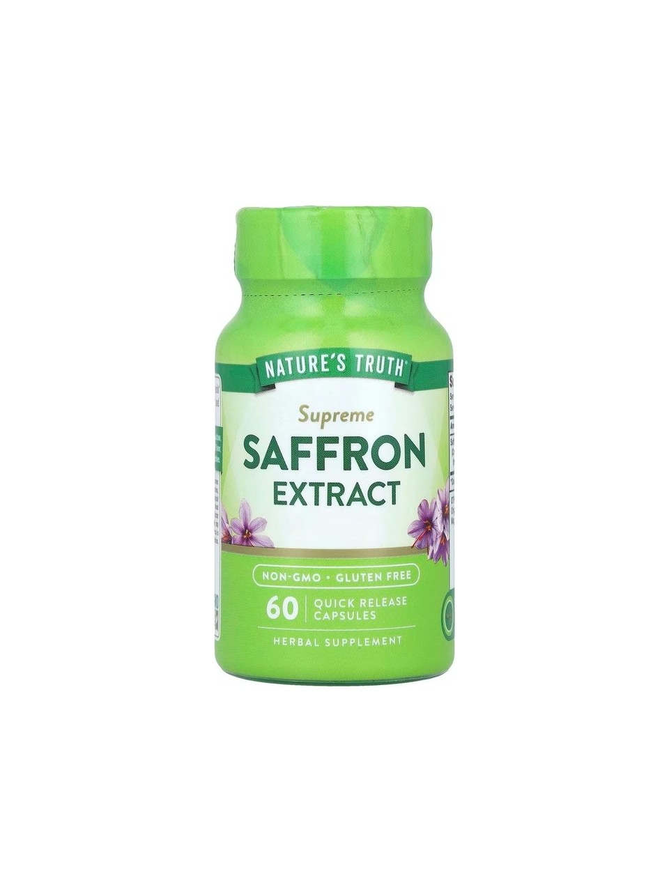 Nature's Truth Supreme Saffron Extract 60 Quick Release Capsules